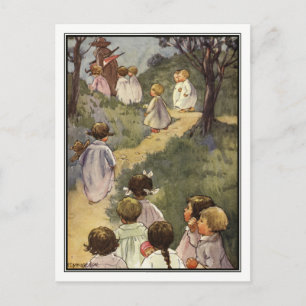 Carte Postale Suivez l'homme en Brown par Angusine MacGregor