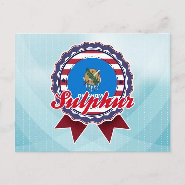 Carte Postale Sulfure, OK (Devant)