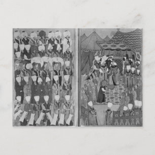 Carte Postale Sultan Ahmed III Distribuer de l'argent