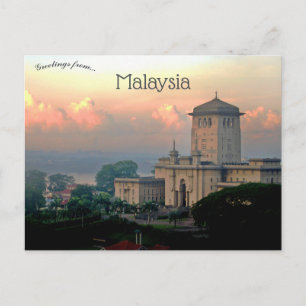 Carte Postale Sultan Ibrahim Bâtiment Johor Malaysia