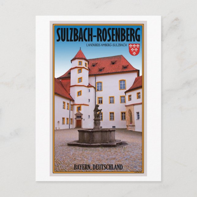 Carte Postale Sulzbach-Rosenberg - Château de Sulzbach (Devant)