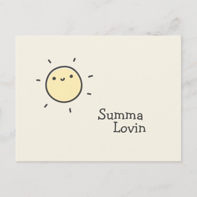 Carte Postale Summa Lovin - Joli soleil (Devant)