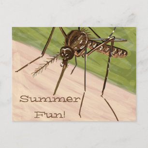 Carte Postale "Summer Fun!" Mosquito Art Postcard