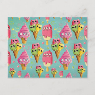 Carte Postale Summer Ice Cream Mix
