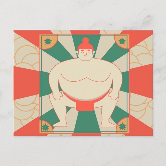 Carte Postale Sumo (Devant)