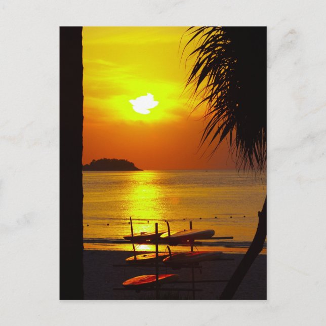 Carte Postale sun beach thaïlande (Devant)