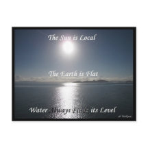 Carte Postale Sun Earth Water - Mème FLat Earth