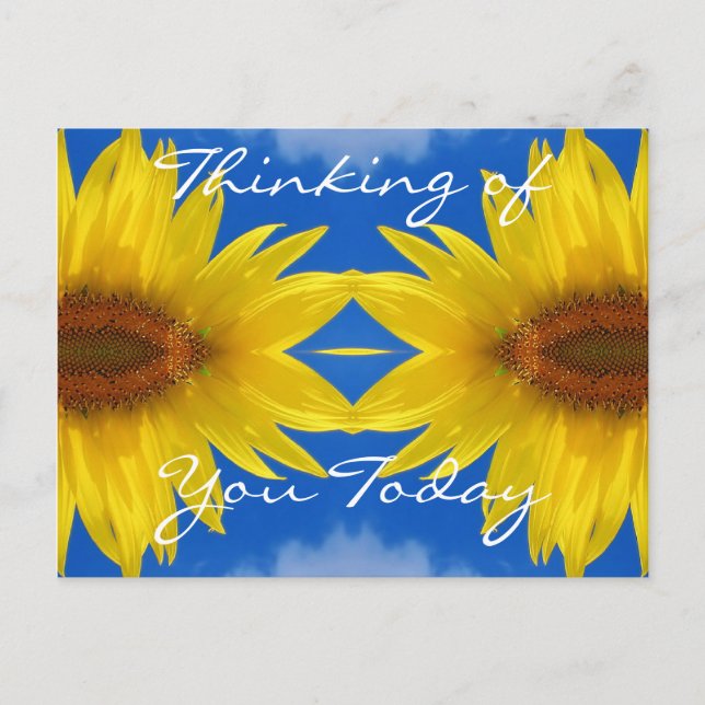 Carte postale Sun Flower (Devant)
