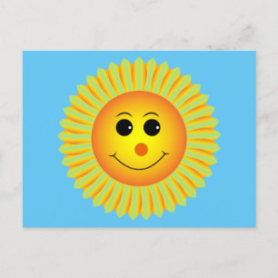 Carte postale Sun Get Well Smiling