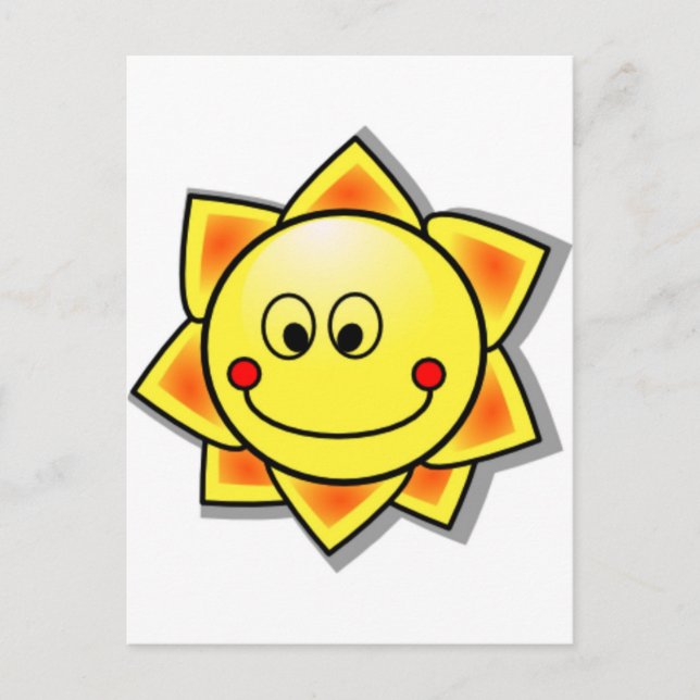 Carte Postale Sun Happy Sun (Devant)