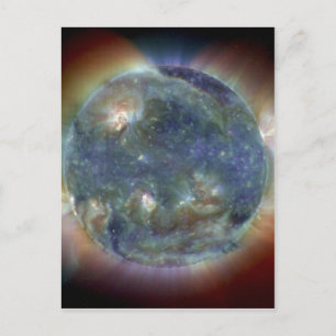 Carte Postale Sun NASA ultraviolet extrême