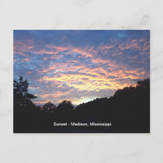 Carte Postale Sun Set