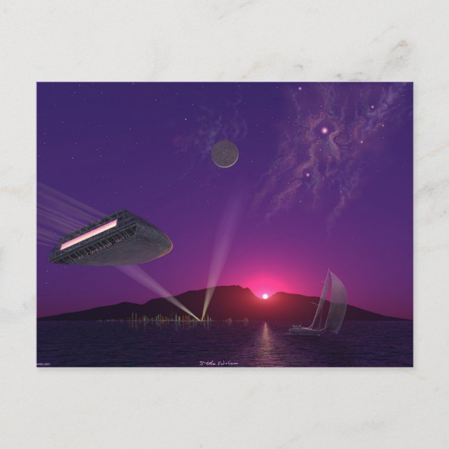 Carte Postale Sun Set (Devant)