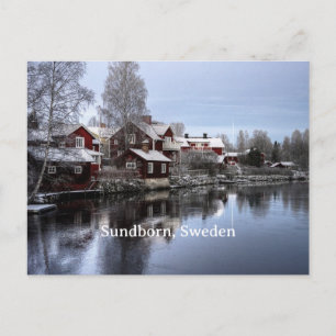 Carte Postale Sundborn, Suède