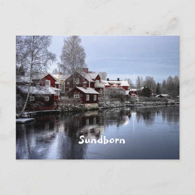 Carte Postale Sundborn, Suède photo paysage (Devant)