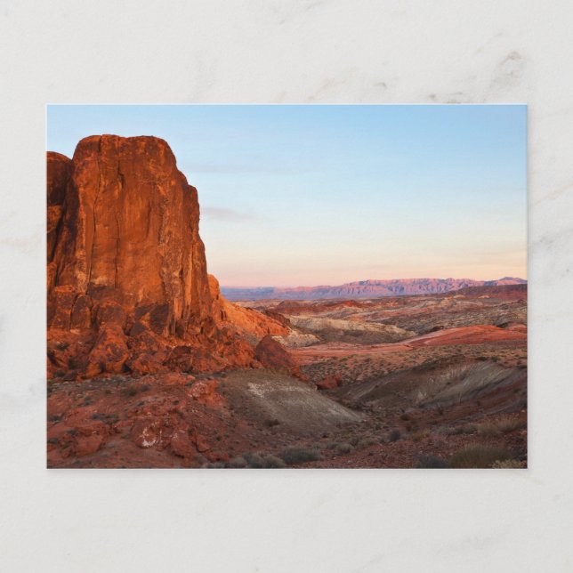 Carte Postale Sundown des Badlands (Devant)