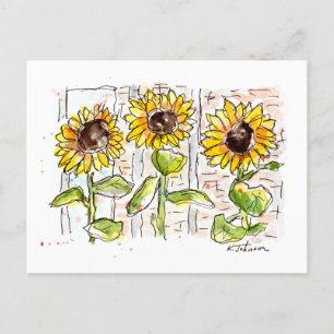 Carte Postale Sunflower
