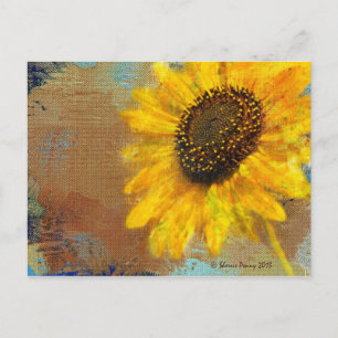 Carte postale Sunflower Burst