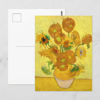 Carte Postale Sunflowers, Vincent van Gogh