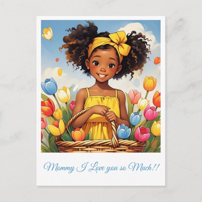 CARTE POSTALE " SUNLIT BLOOM " (Devant)