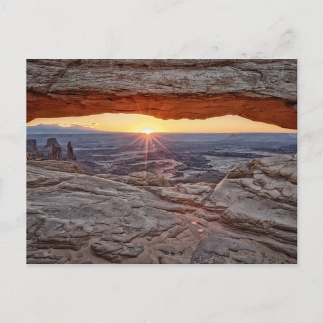 Carte Postale Sunrise at Mesa Arch, parc national canyonien (Devant)