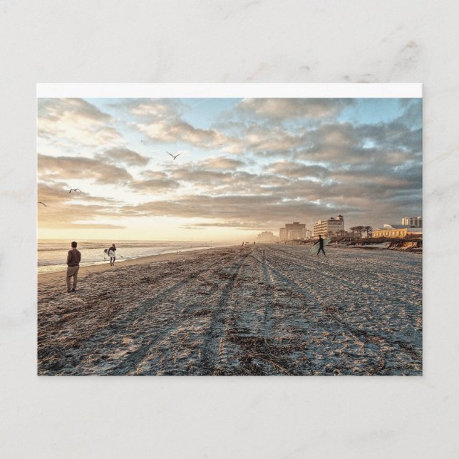 Carte Postale Sunrise Beach de Jacksonville (Devant)