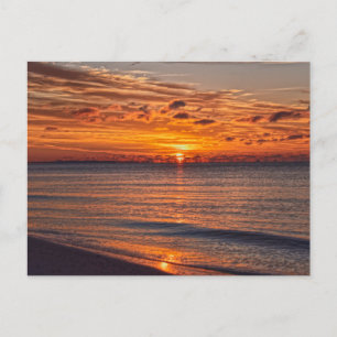Carte Postale Sunrise de l'île Dauphin, Alabama