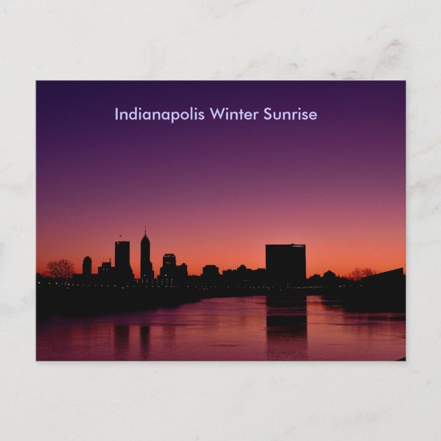 Carte Postale Sunrise d'Indianapolis (Devant)