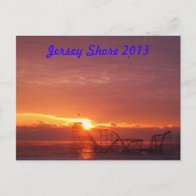 Carte Postale Sunrise Jersey Shore (Devant)