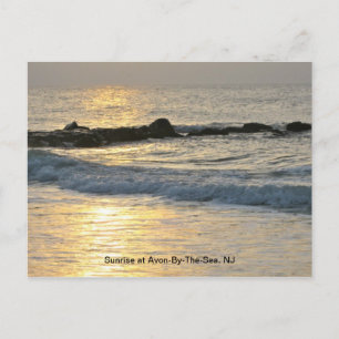 Carte Postale Sunrise on the Jersey Shore