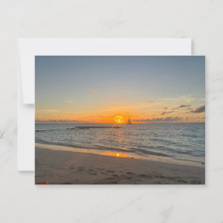 CARTE POSTALE SUNSET