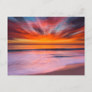 Carte Postale Sunset abstract from Tamarack