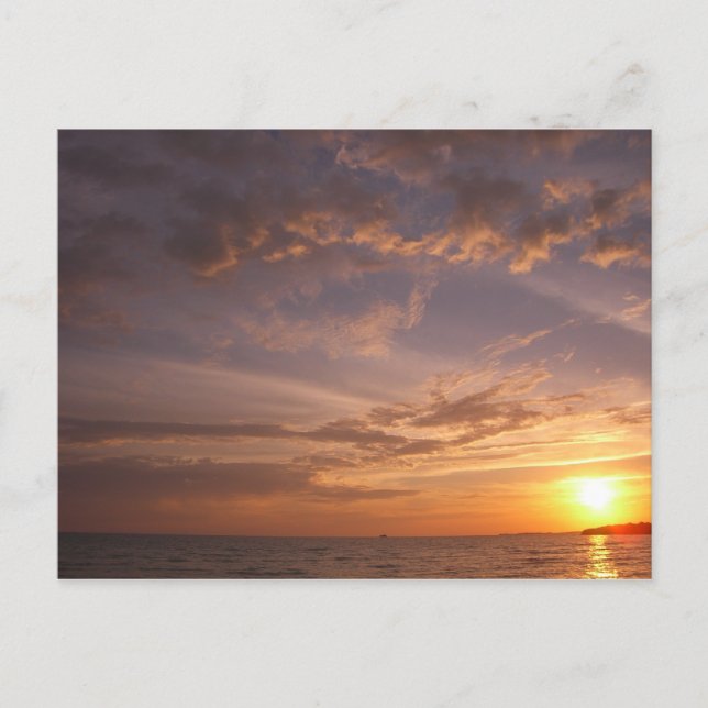 Carte Postale Sunset Bay V Providenciales Turks and Caicos (Devant)