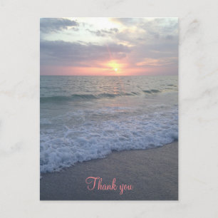 Carte postale Sunset Beach Merci