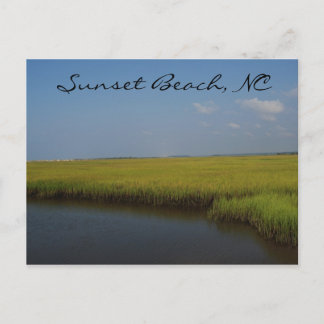 Carte postale Sunset Beach North Carolina