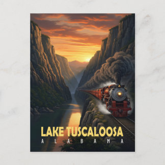 Carte Postale Sunset Canyon – Lake Tuscaloosa, Alabama