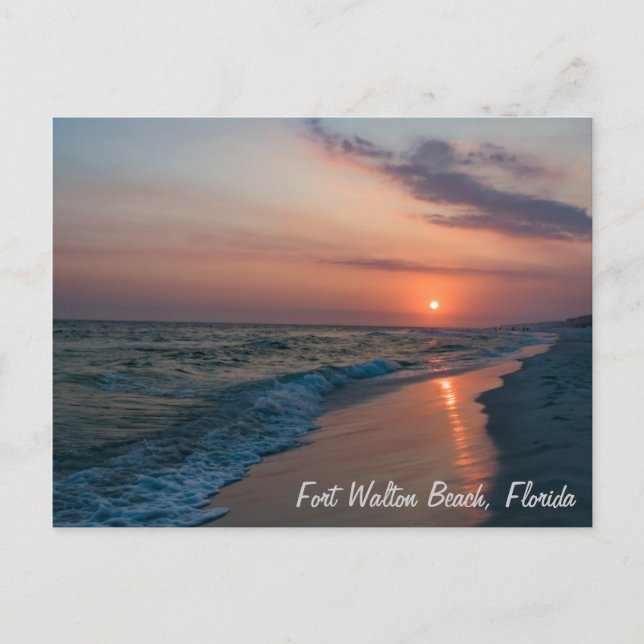 Carte Postale Sunset de Fort Walton Beach (Devant)