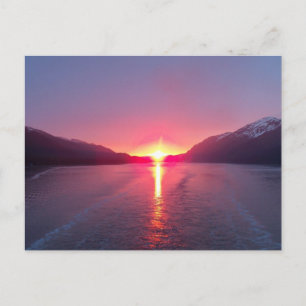 Carte Postale Sunset de l'Alaska