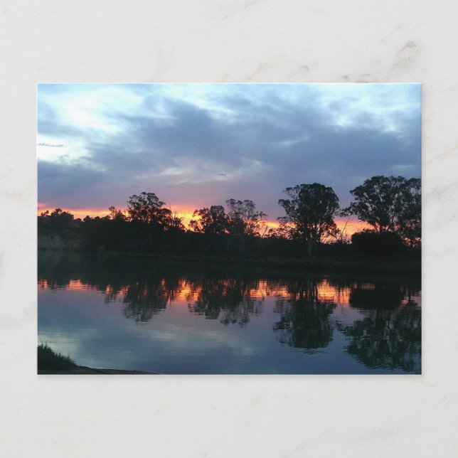 Carte postale Sunset de Murray River (Devant)