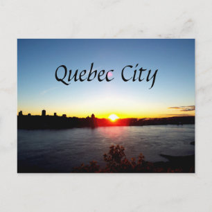 Carte Postale Sunset de Québec