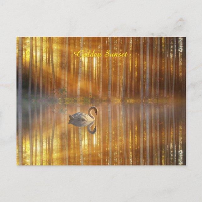 Carte postale Sunset Golden (Devant)