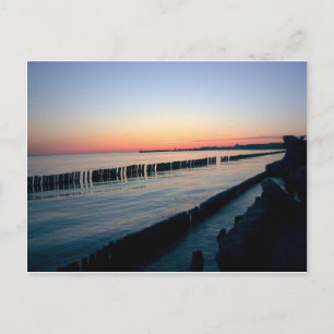 Carte Postale Sunset Hel Pologne