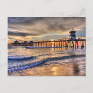 Carte Postale Sunset Huntington Beach Ca