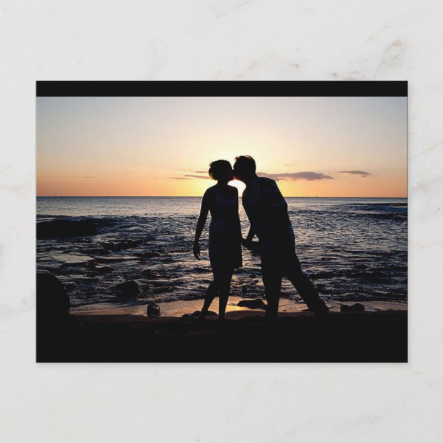 Carte Postale Sunset Kiss (Devant)
