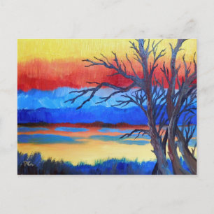 Carte Postale Sunset Lakeside