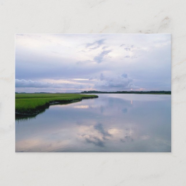 Carte postale Sunset Marshland (Devant)