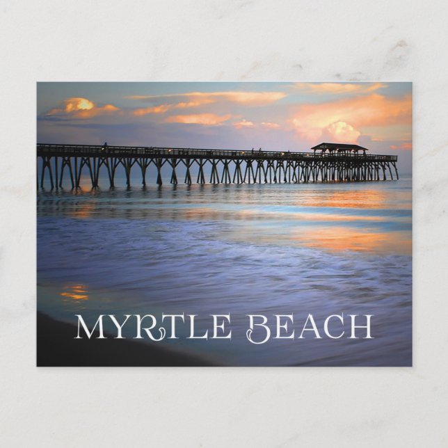 Carte Postale Sunset Myrtle Beach (Devant)
