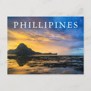 Carte Postale Sunset Of Bay Of El Nido