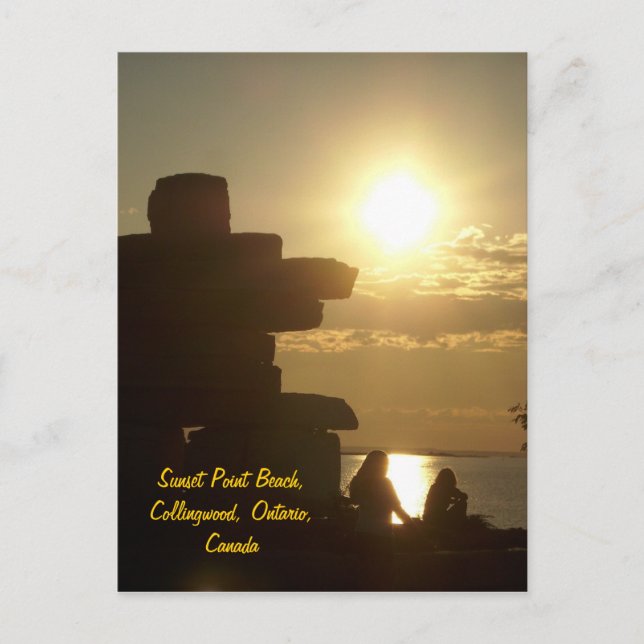 Carte Postale Sunset Point Beach, Collingwood, Ontario... (Devant)
