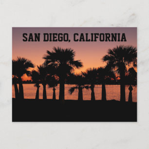Carte Postale Sunset San Diego California